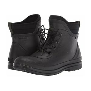 Muck Boots Women's Lace Up black Rain Boot size 8